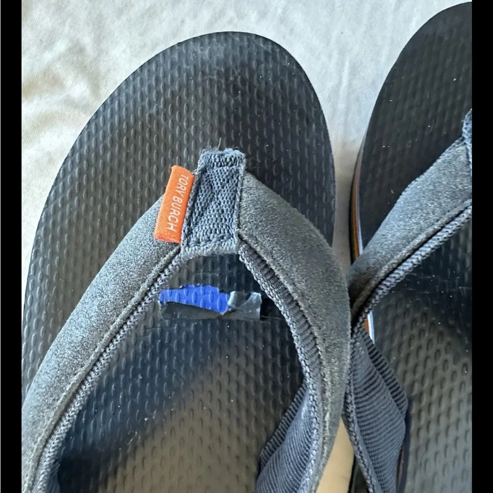 Tory Burch navy flip